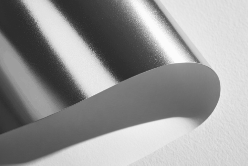 กระดาษอลูมิเนียมฟอยล์สีเงินเงาชนิดบาง