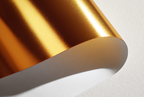 กระดาษอลูมิเนียมฟอยล์สีทองชนิดบาง