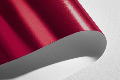 กระดาษอลูมิเนียมฟอยล์สีแดงชนิดบาง