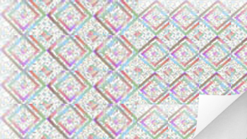 สติกเกอร์โฮโลแกรมลายสี่เหลี่ยม