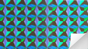 สติกเกอร์โฮโลแกรมลายปิรามิด